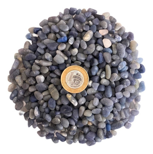 Cascalho De Pedra Quartzo Azul - 1 Kg