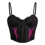 Corset Goth Importado Bustier Shein 