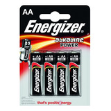 Pilas Aa Pack X 4 Energizer Bateria Alcalina - La Roca -