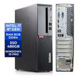 Computador Lenovo I7-8700 8ºg Ssd480gb 8gb Ddr4 Win10 M920