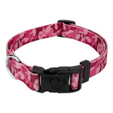 Country Brook Petz - Collar De Lujo Para Perro Pink Bone Cam