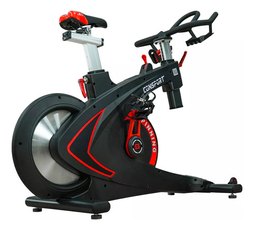 Bicicleta Ergométrica Spinning Profissional S500 Consport Cor Preto