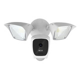 Camara Exterior Smart Nexxt Led Wifi C/ Luces Audio Y Alarma