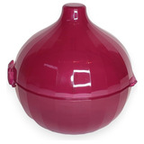 Contenedor Tupperware Para Guardar Cebollas, Rojo Y Morado