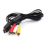 Cable Para Play 2 Audio Video Av Rca A Tv Con Filtro 1.8 Mts