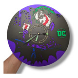 Reloj Pared Batman Joker 3d Regalo Personalizado Superheroe