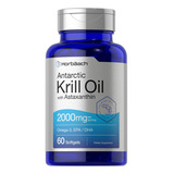 Aceite De Krill Antártico 2000 Mg | 60 Cápsulas De Gelatin