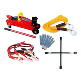 Kit Rescate 5 En 1- Crique Llave Cable Puente Slinga Guantes