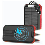 Solar Charger Power Bank 30000mah Oimye Wireless Solar Power