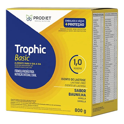 Kit 6 Trophic Basic Pó - 800 Gramas - Vácuo - Prodiet