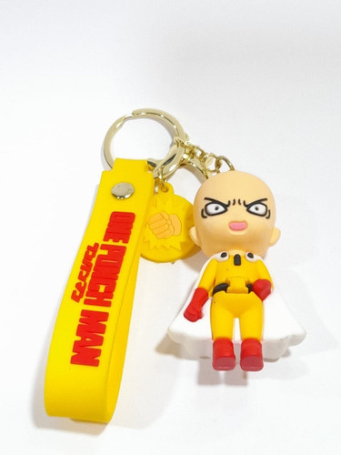 Llavero Saitama Goma Personajes Cool Geek