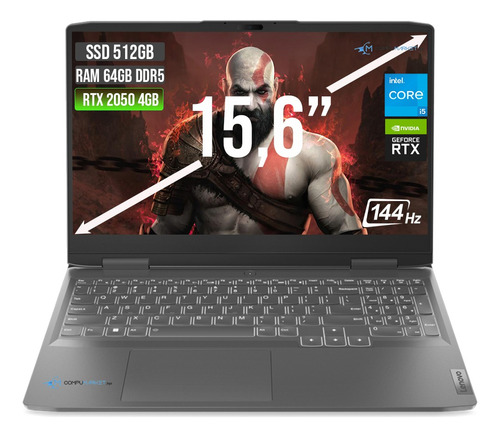 Lenovo Loq Intel Core I5 12450h Ssd 512gb Ram 64gb Rtx 2050