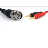 Sonda Prueba Bnc Plug 4mm Longitud 20cm Dds Q9 Osciloscopio