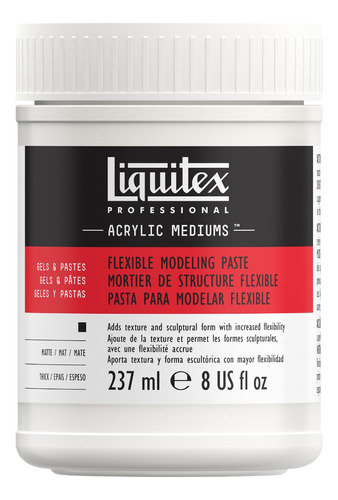 Pasta Para Modelar Flexible Acrilico Liquitex 