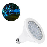 Lâmpada Led Par 38 Azul Externa Ip65 18w Bivolt Luz Piscina 110v/220v