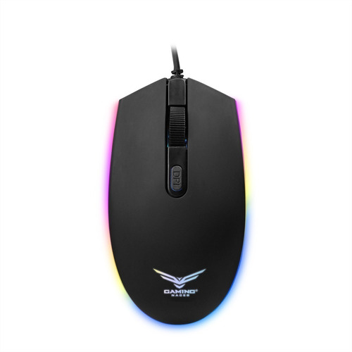 Mouse Gamer Pc Rgb Usb Ergonomico Alambrico Led Naceb