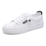 Zapatos Tenis Casuales De Mujer Zapatos Blancos Cómodos Dama