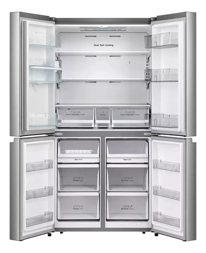 Hisense Refrigerador 21' Cuatro Puertas Modelo Mas Nuevo