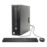 Pc Escritorio Hp 600 G2 / Ssd + 8gb Ddr4 Con Teclado Y Mouse