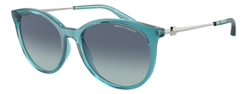 Óculos De Sol Armani Exchange 4140s 82374s Azul Feminino