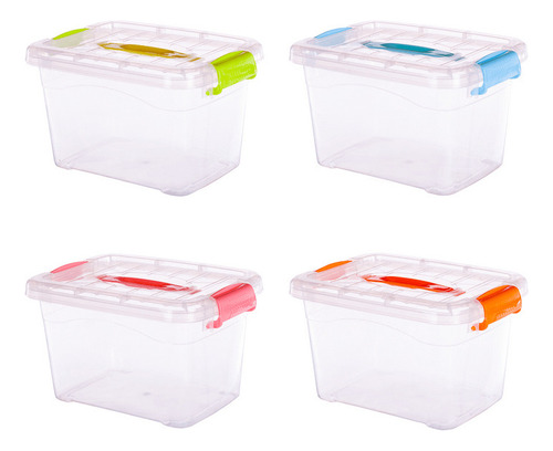 Caja Organizadora Plastica Con Tapa Multiuso 25x18x13cm