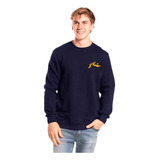Buzo Rusty Competition Crew Navy/gold Azul Y Oro 