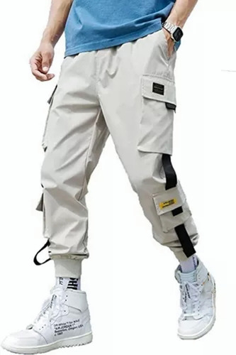 Moda Pantalones Jogger Cargo Para Hombre Casual