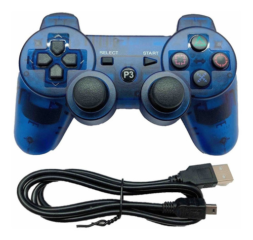 Control Inalámbrico Compatible Con Ps3 + Cable De Carga