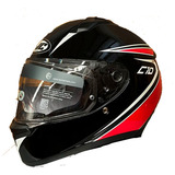 Casco Moto Hjc C10 Santo Brillante Adultos Ece22.06 Integral