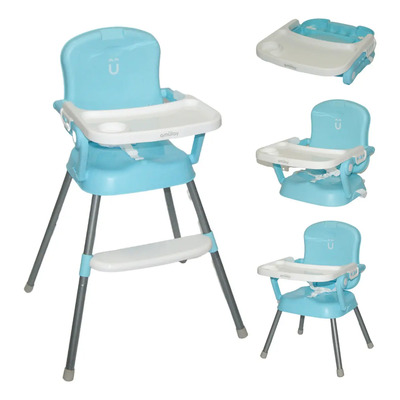 Silla Periquera Bebe Alta Plegable Portatil 3 En 1 - Amulay | Meses sin interés