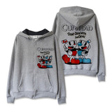 Cuphead Campera De Algodón Con Capucha