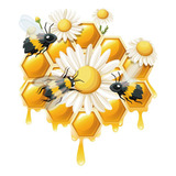 Pegatinas De Pared De Pvc Con Forma De Abeja Para Decoración