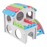 Casa Hamster Roedores Arcoiris 14 X13 Cm - Aquarift