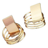 Aretes Pendientes Broqueles Oro 18k Mama Elegante Dama Fino