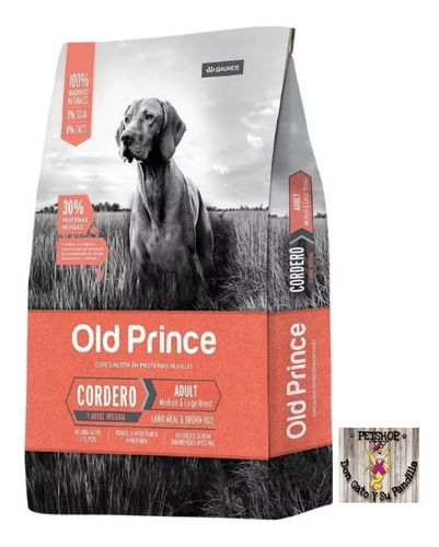 Old Prince Adulto Raza Mediana/grande Cordero Y Arroz X 15kg