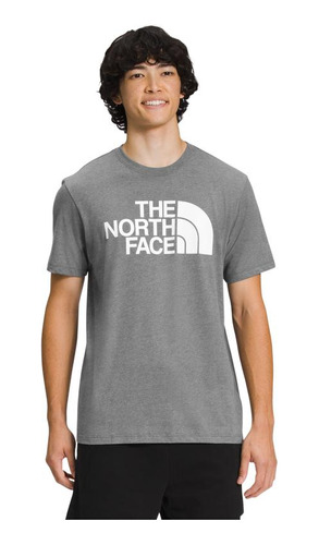 Polera Hombre The North Face Manga Corta Half Dome Gris