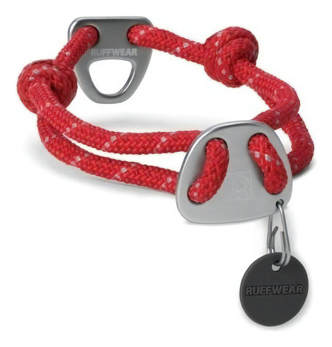 Collar Para Perros Y Gatos Ruffwear Knot-a Color Rojo Knot A Collar Tamaño Del Collar M