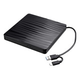 Unidad Óptica Externa Portátil Usb3.0+tipo C De Doble Puerto