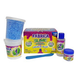 Fabrica De Slime Kimeleka Crunch Blue Acrilex Misture Tudo