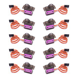 Rgbzone 10pcs Mg90s Micro Servo Motor Con Engranajes 9g Para