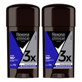 Rexona Clinical Em Creme Clean Masculino - Kit C/2 Unidades