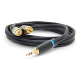 Cable Miniplug A Dos Rca Sin Ruido Profesional Hamc 1,5mts