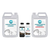 Kit Porcelanato Líquido Branco Papiro Ag - Ral9018 Por M²