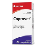 Coprovet Coveli 20 Comprimidos Cães E Gatos -anticoprofágico