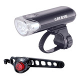 Combo Luz Cat Eye Hl-el135 Y Orb Delantera Trasera Bicicleta