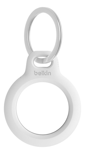 Protector Con Llavero Belkin Secure Holder Airtag Blanco