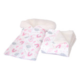 Kit Manta E Saco Sherpa Para Bebe Recem Nascido, Enxoval