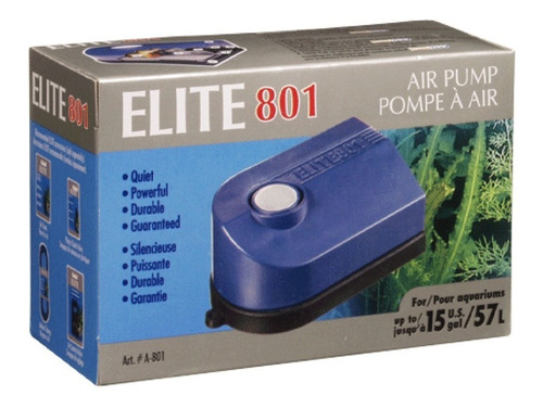 Bomba De Aire Elite 801 Acuario 60 Litros 