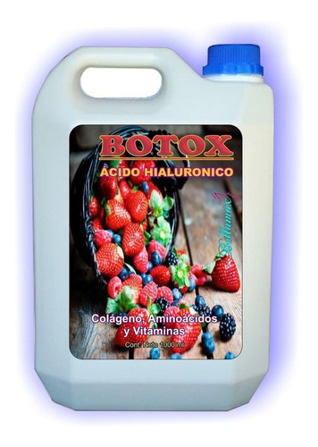 Bidon Btx Cauterizador Capilar De Ácido Hialurónico 5 Litro