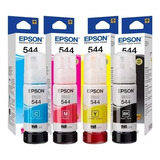 Combo Epson 544 Tinta L3210 L3250 L3110 L3150 L3160 L5190